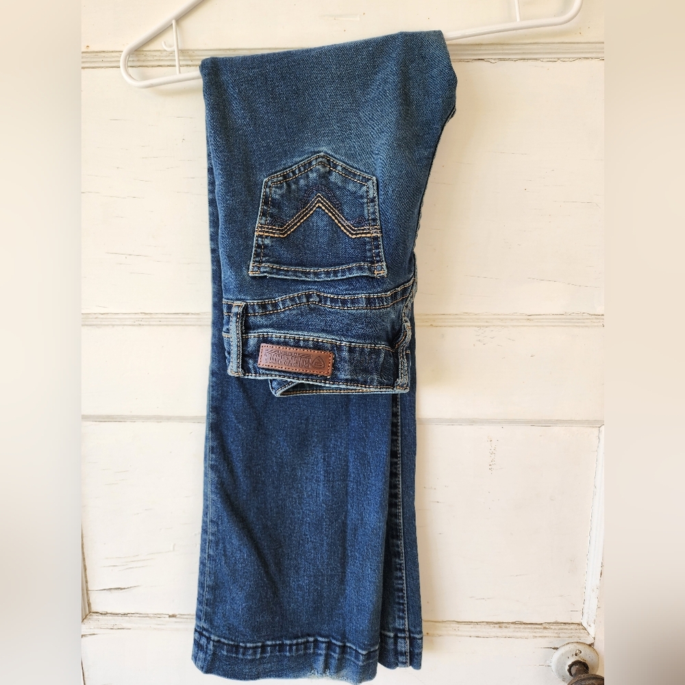 GIRLS ROCK N ROLL DENIM TROUSERS
